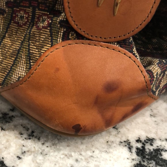 Very Rare Vintage Hartman “FLAME” Tapestry Weekender/duffle Bag - Picture 6 of 9